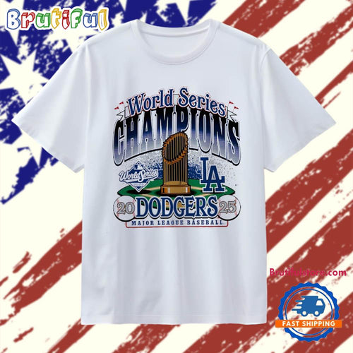 Los Angeles Dodgers 2025 World Series Champions Major League Baseball T Shirt
