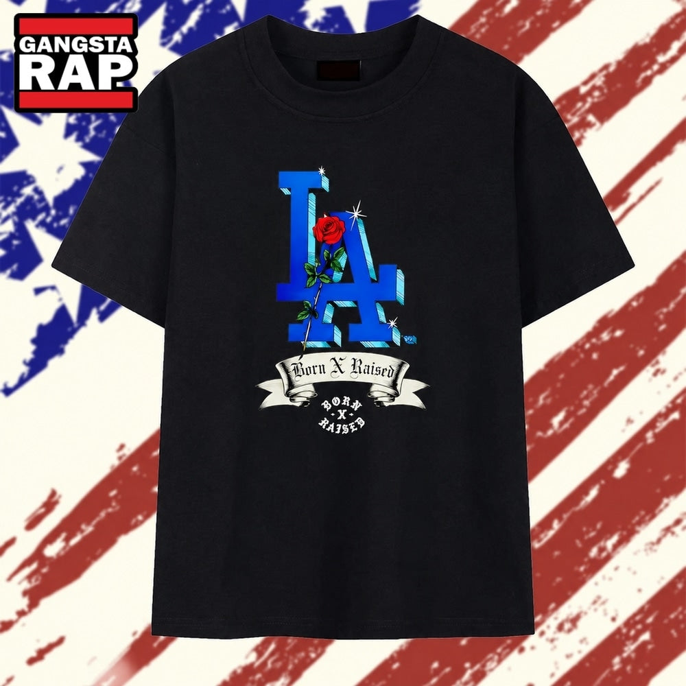 Los Angeles Dodgers Born X Raised Forever Blue 2026 Graphic T Shirt