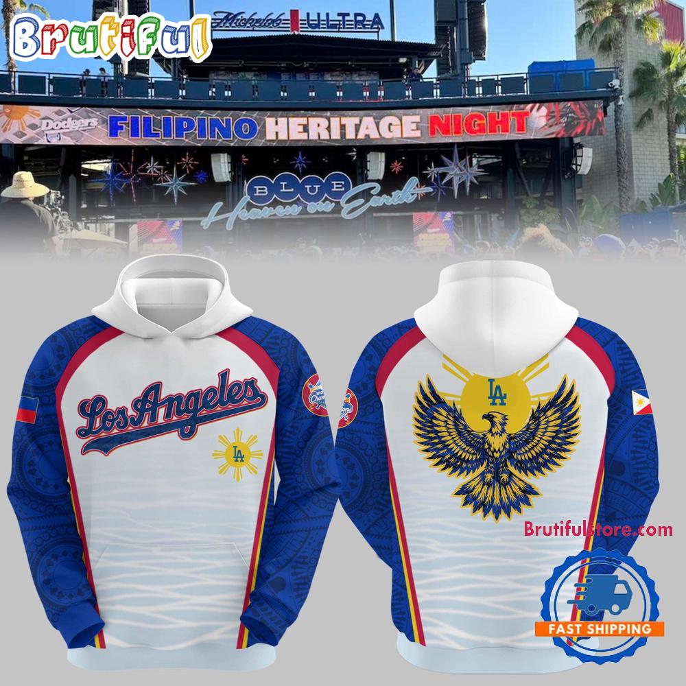 Los Angeles Dodgers Filipino Heritage Night 2025 Limited Hoodie Shirt