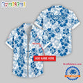 Los Angeles Dodgers Flower Palm Tree Aloha Hawaii Shirt