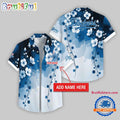 Los Angeles Dodgers Flower Pattern Trendy Summer Button Hawaii Shirt
