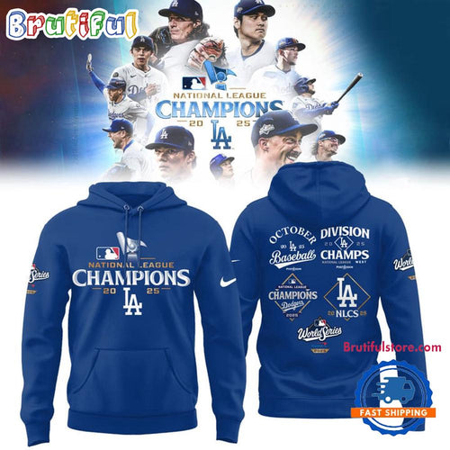 Los Angeles Dodgers National League Champions 2025 Hoodie Shirt