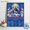 Los Angeles Dodgers World Series 2024 Wall Art Poster Canvas