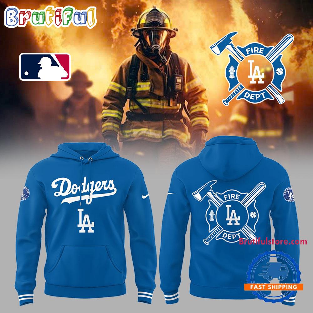 Los Angeles Dodgers x Firefighter Appreciation Night Hoodie T-Shirt