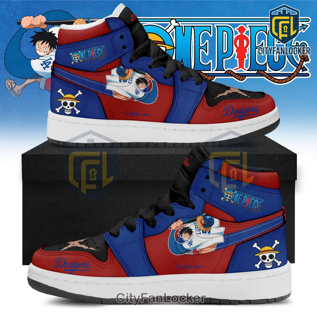 Los Angeles Dodgers x One Piece 2026 Limited Edition AJ1 Sneakers