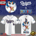 Los Angeles Dodgers x One Piece Night 2026 Luffy Baseball Jersey