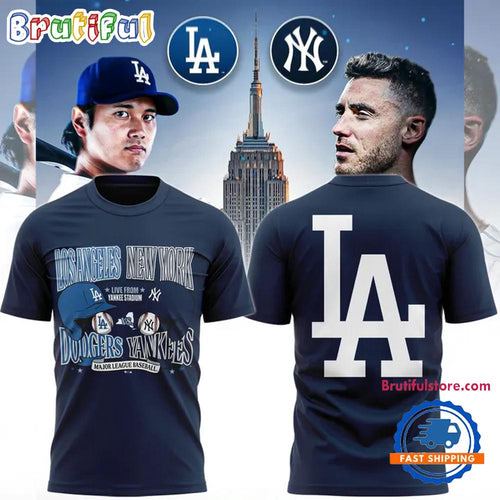 Los Angeles Dodgers x Yankees 2026 Yankee Stadium Clash T Shirt