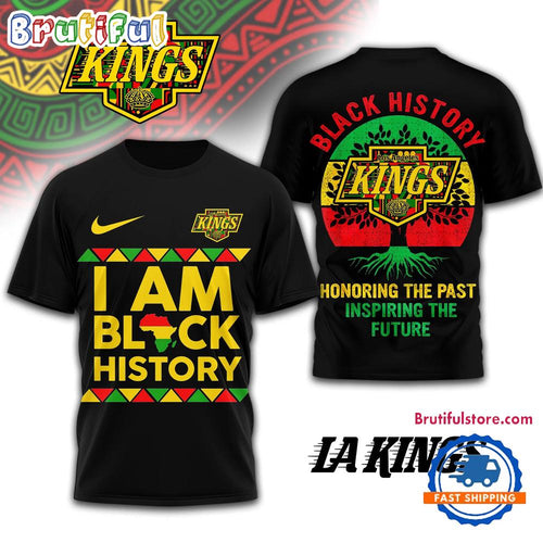 Los Angeles Kings 2026 NHL Black History Limited Edition 3D Shirt Hoodie T-Shirt