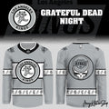 Los Angeles Kings Grateful Dead Night 2026 Gray Hockey Jersey