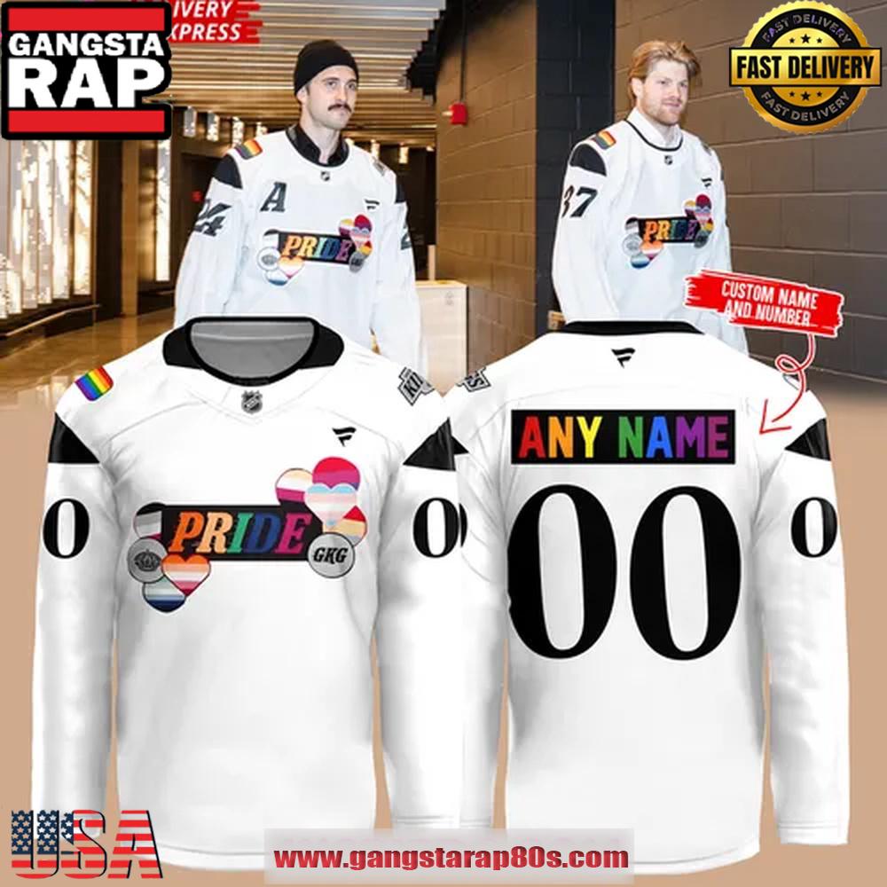 Los Angeles Kings Pride Night 2025 Special Edition Hockey Jersey