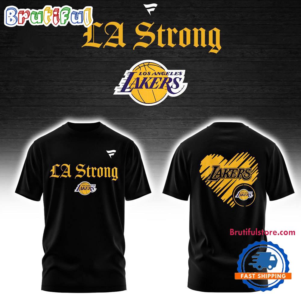 Los Angeles Lakers LA Strong Hoodie T-Shirt