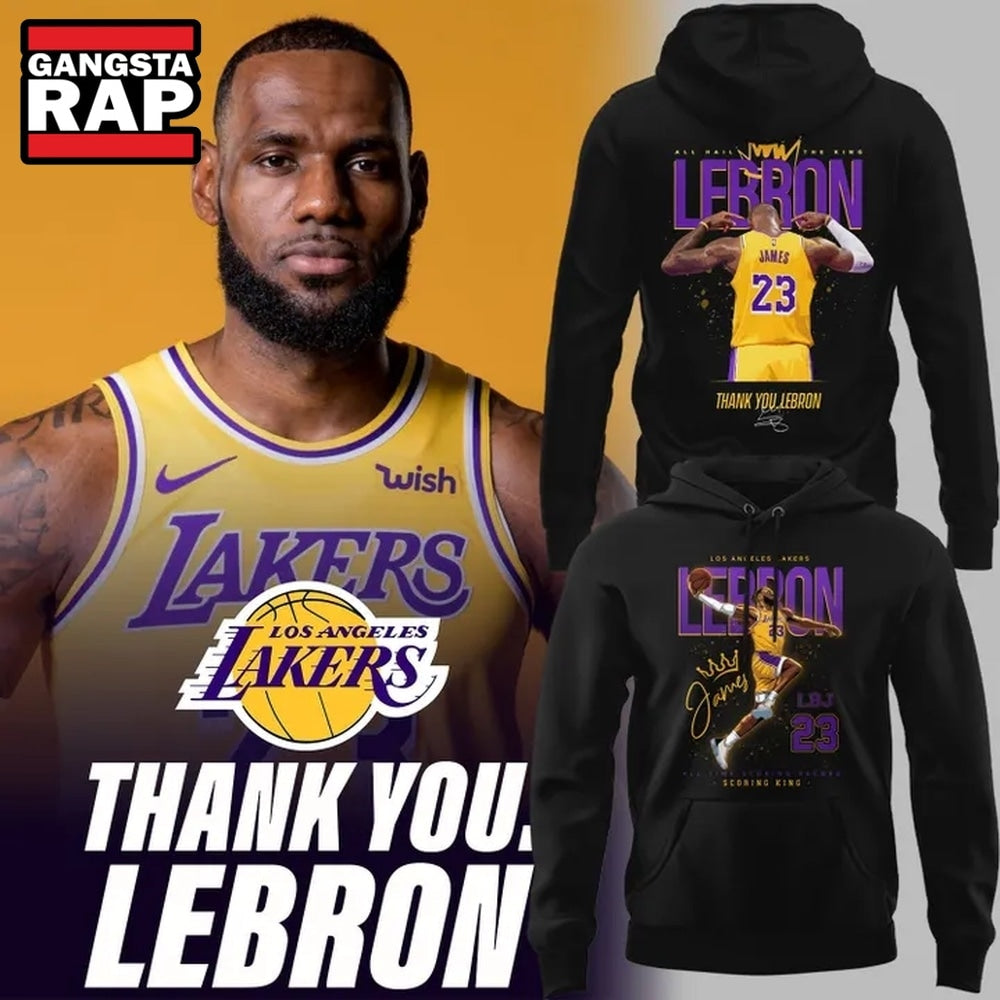 Los Angeles Lakers Scoring King LeBron Hoodie T-Shirt