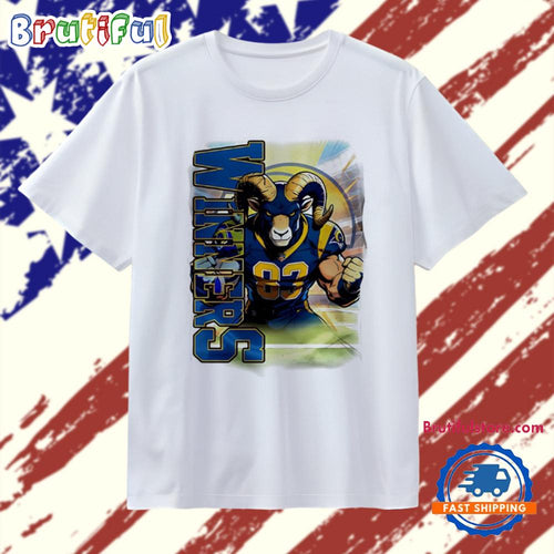 Los Angeles Rams 2025 NFL Wild Card Weekend mascot T Shirt
