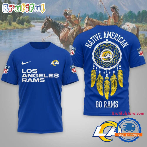 Los Angeles Rams 2026 NFL Native American Unisex 3D Shirt