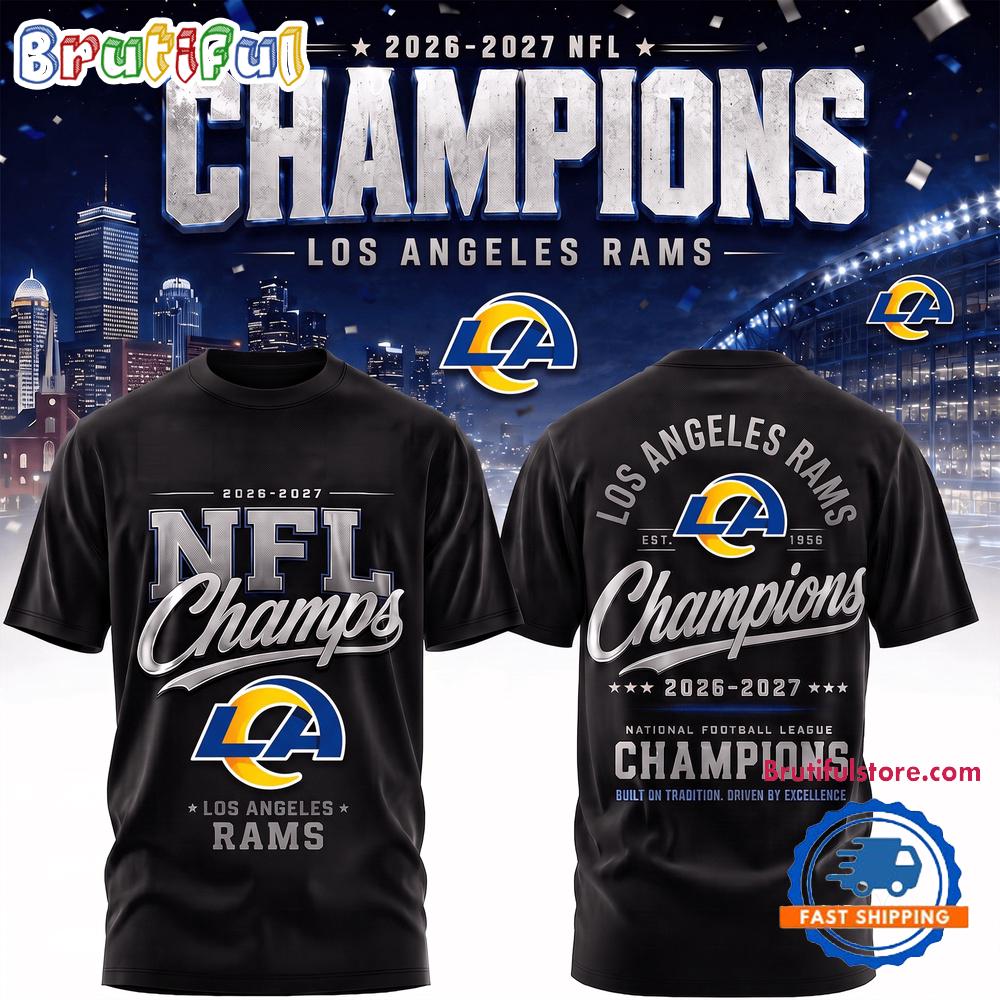 Los Angeles Rams 2026-2027 NFL Team Champions 3D Shirt
