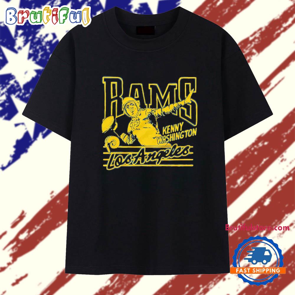 Los Angeles Rams Kenny Washington Legend signature cartoon T Shirt
