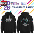 Los Angeles Rams NFL Crucial Catch 2026 Limited Edition Black Hoodie Shirt, Football New Design Shirt