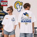 Los Angeles Rams NFL Kitty Burger Game Day Unisex 3D Shirt, Football New Design Shirt