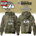 Los Angeles Rams NFL US Veterans Salute To Service 2026 Hoodie Shirt, Football New Design Shirt