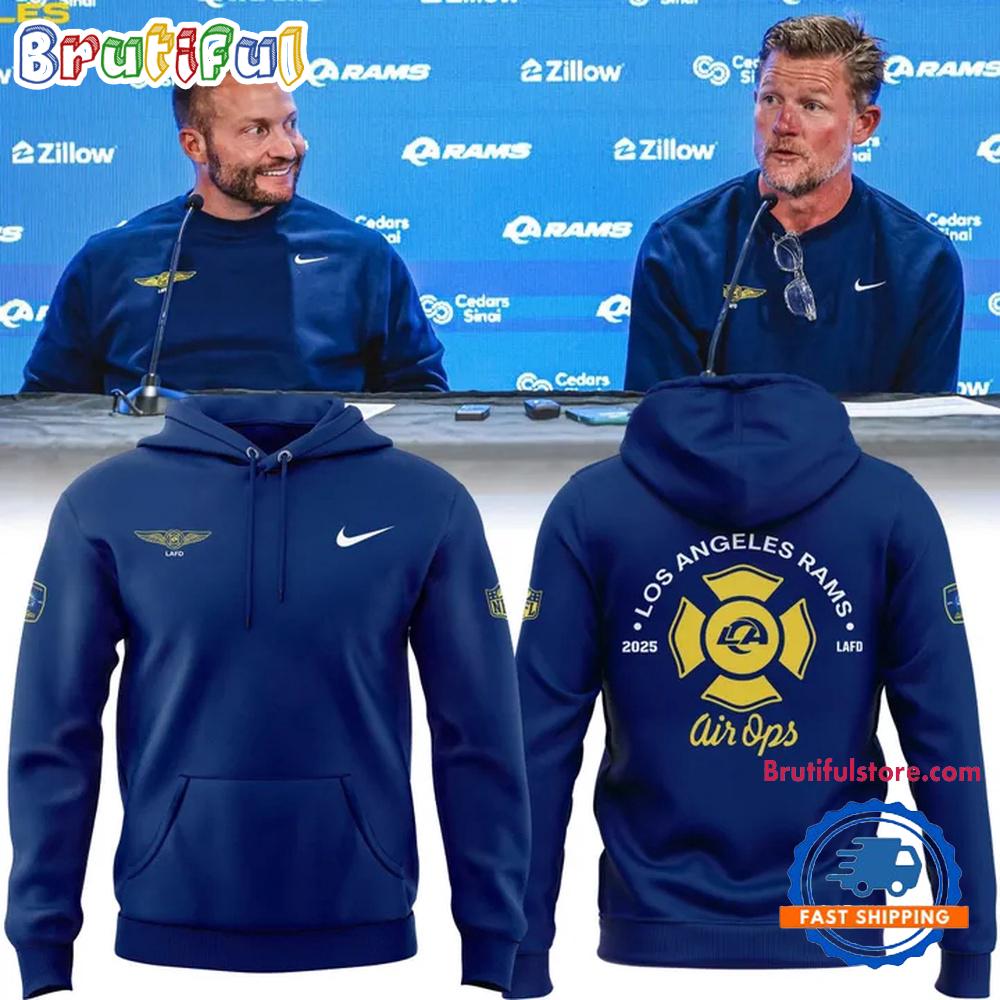 Los Angeles Rams x LAFD 2025 Hoodie Shirt