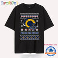 Los Angeles Rams Football Logo Team Helmet Merry Chritmas 2024 T Shirt
