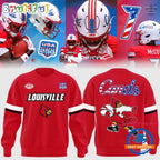 Louisville Cardinals Football 2026 USA 250 Years Mascot Unifrom Hoodie T-Shirt