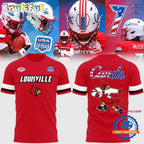 Louisville Cardinals Football 2026 USA 250 Years Mascot Unifrom Hoodie T-Shirt