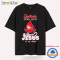 Louisville Cardinals in My Veins Jesus in My Heart T Shirt
