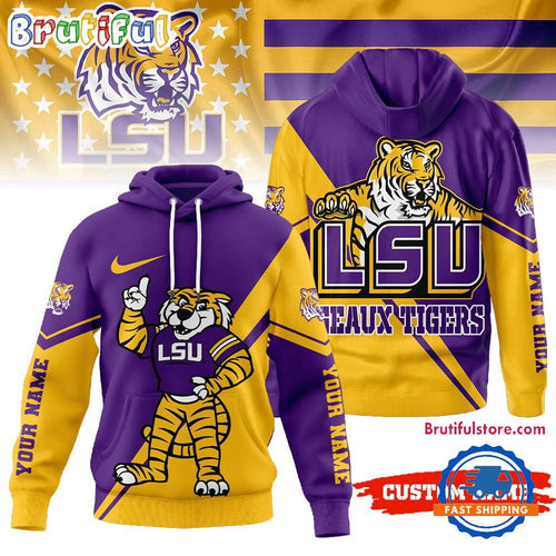 LSU Tigers 2025 NCAA Duo Color Personalized Hoodie