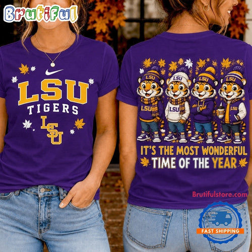 LSU Tigers 2026 NCAA Autumn Festive Cheer T Shirt