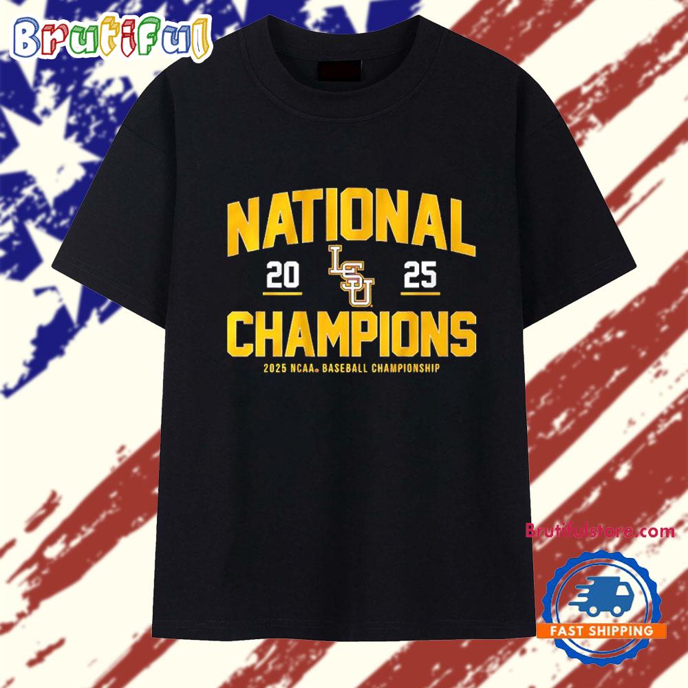 LSU Tigers Baseball 2025 NCAA National Champions T Shirt