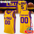LSU Tigers Basketball Special Edition Gold Uniform Jersey