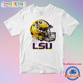 Lsu Tigers Dripping Football Helmet T Shirt