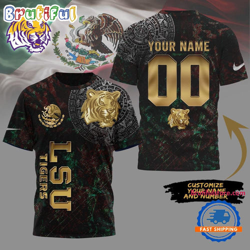 LSU Tigers Mexican Heritage New Unisex 3D Shirt