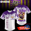 LSU Tigers NCAA I Bleed Baseball Jersey