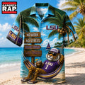 LSU Tigers NCAA No Work No Stress Hawaiian Shirt