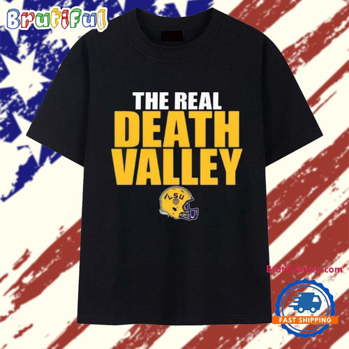 LSU Tigers The Real Death Valley Helmet 2025 T Shirt