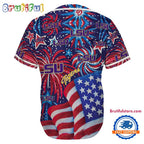 LSU Tigers USA Flag Independence Day Baseball Jersey, Sport Team 4th of July Jersey