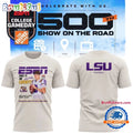 LSU Tigers x Sam Leavitt 500th College Game Day T Shirt