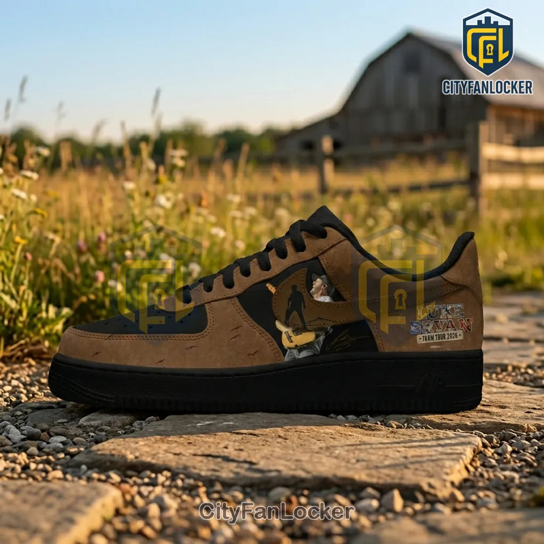 Luke Bryan Farm Tour 2026 Limited Edition Custom Air Force 1 Shoes