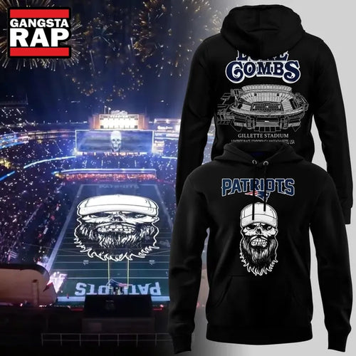 Luke Combs x New England Patriots 2026 Black Hoodie T-Shirt