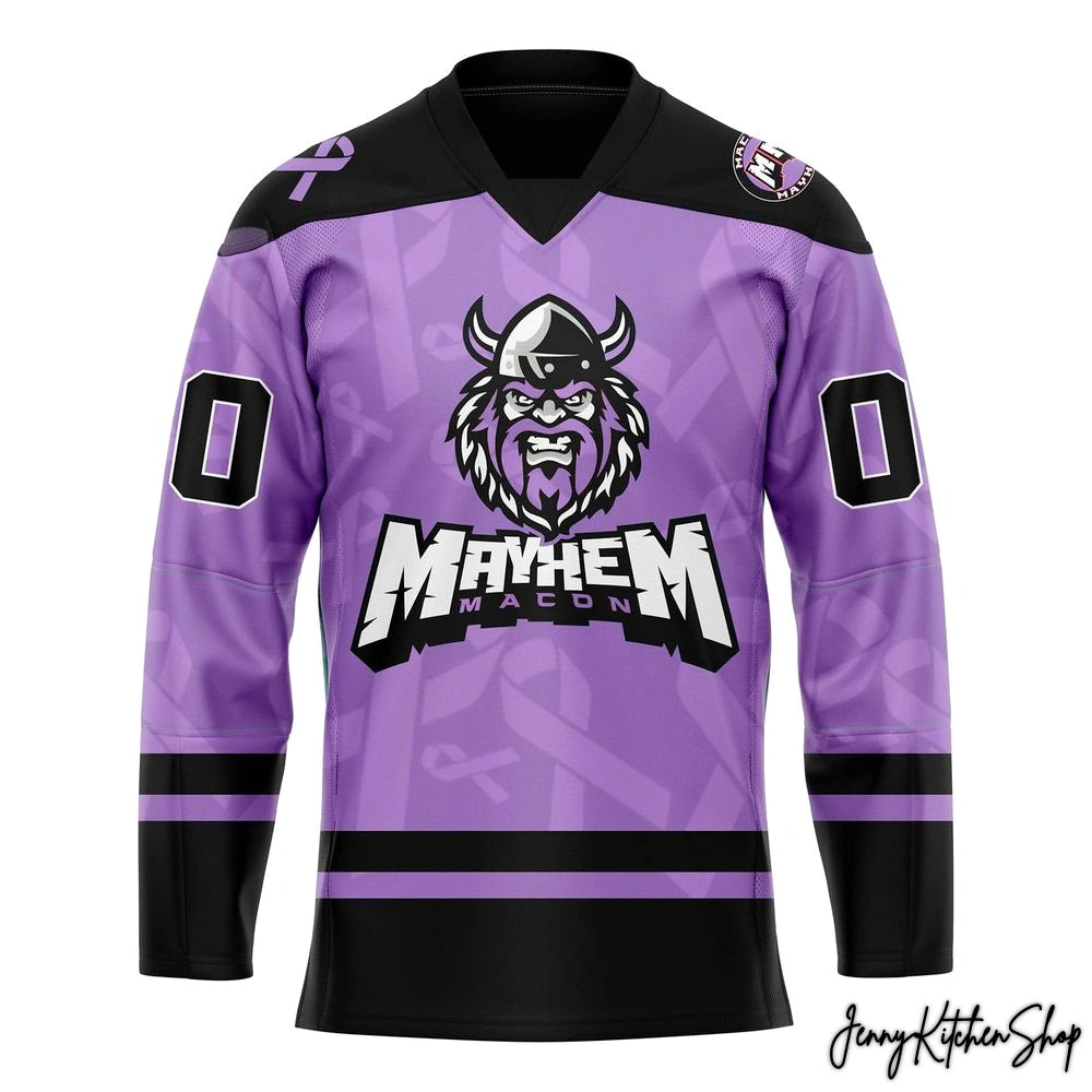 Macon Mayhem Shining Stars Hockey Jersey