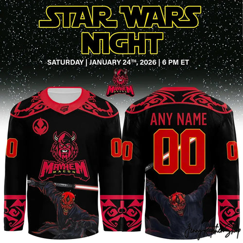Macon Mayhem x 2026 Star Wars Night Jersey