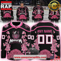 Macon Mayhem x Cherry Blossom Custom Hockey Jersey