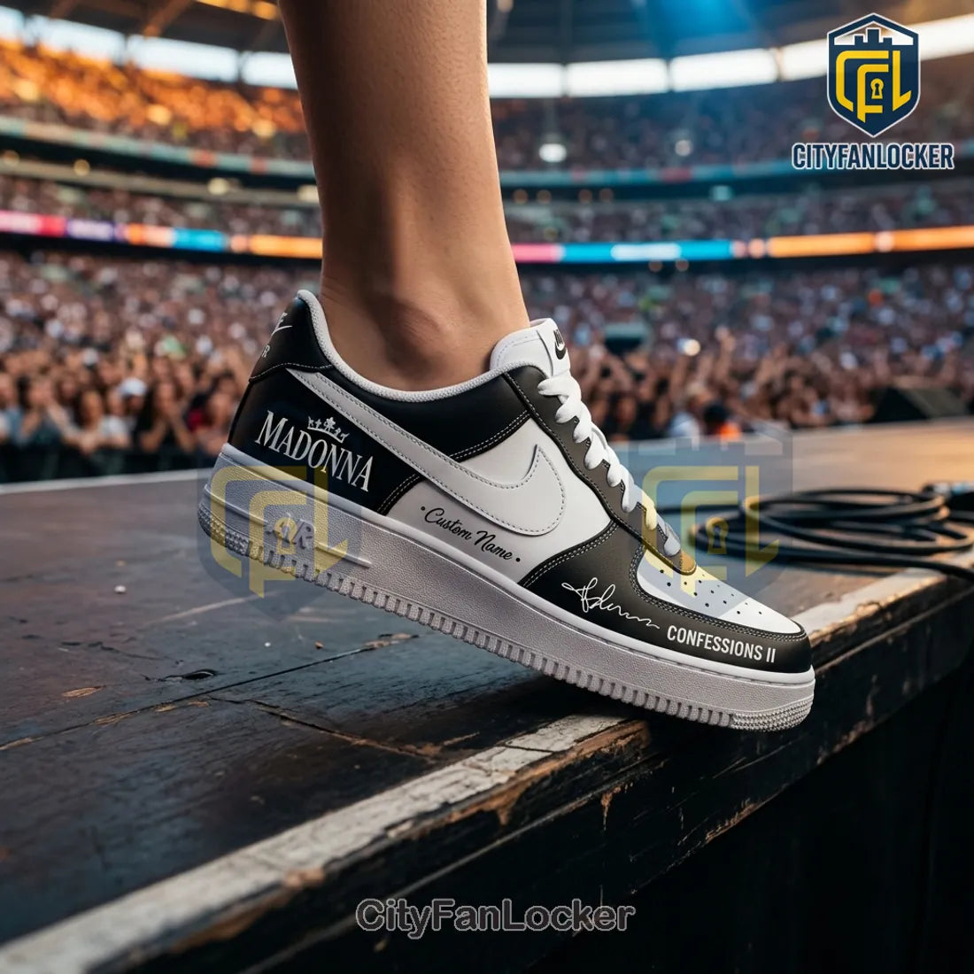 Madonna Confessions II Custom Nike Air Force 1 Sneakers