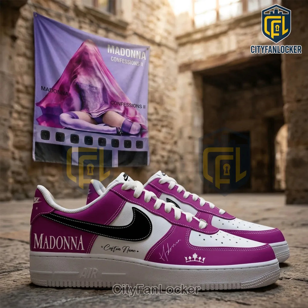 Madonna Confessions II Signature Nike Air Force 1 Sneakers
