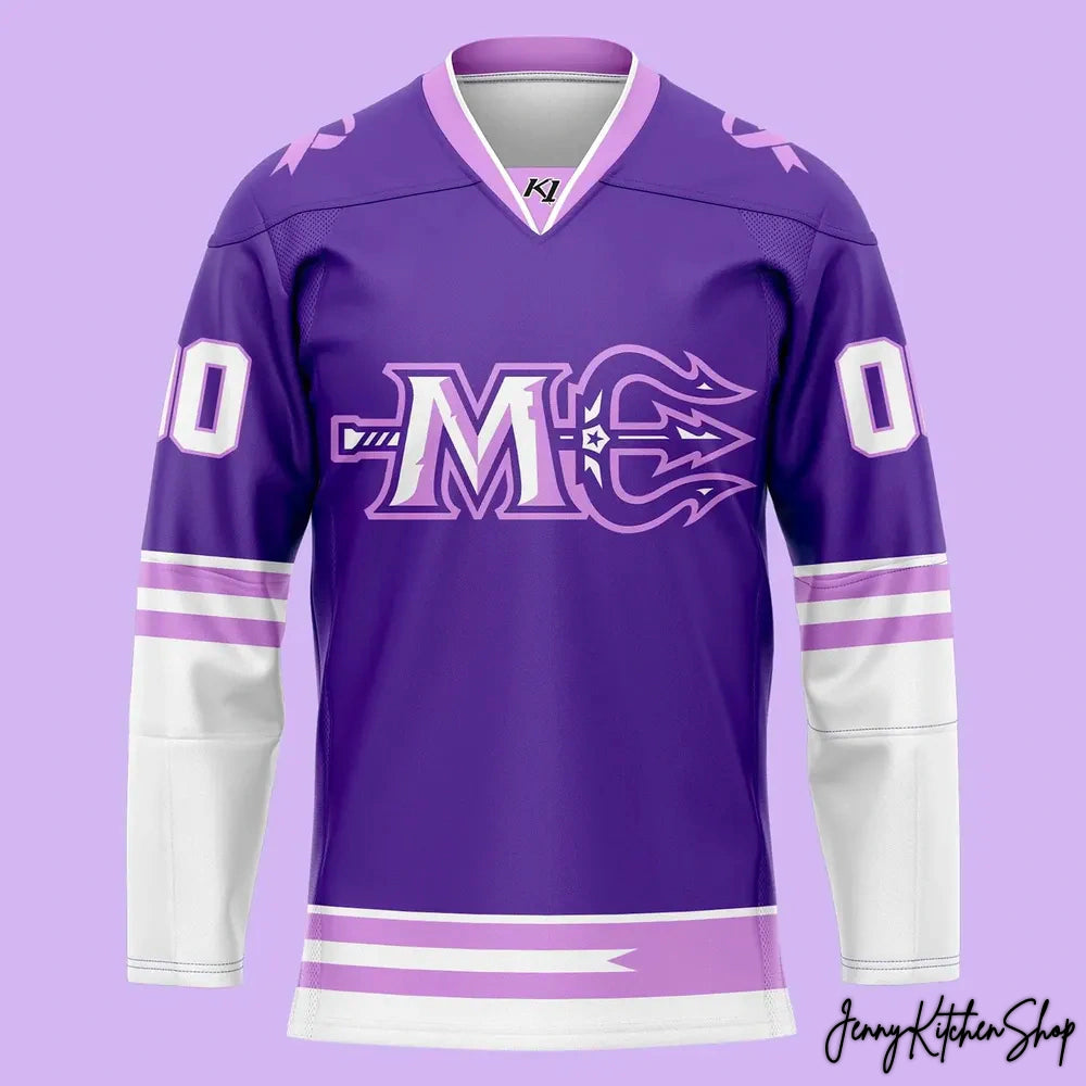 Maine Mariners 2026 Fights Cancer Hockey Jersey