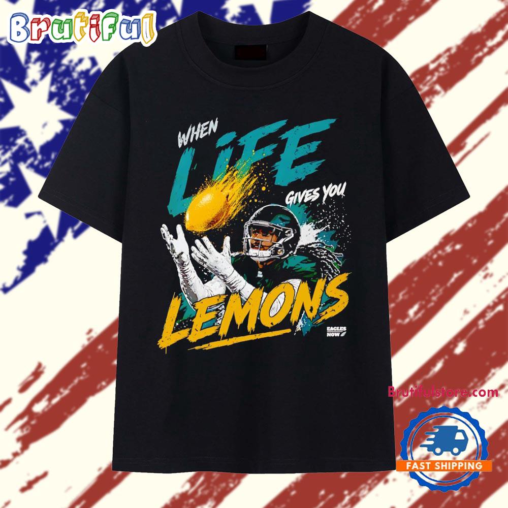 Makai Lemon Philadelphia Eagles NFL When Life Gives You Lemon graphic T Shirt