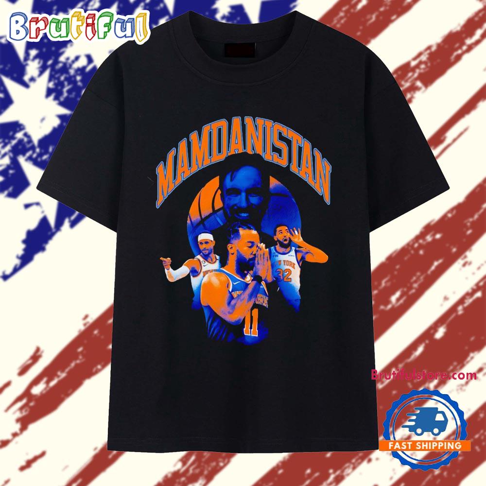 Mamdanistan Jalen Brunson Karl Anthony Towns Josh Hart New York Knicks T Shirt