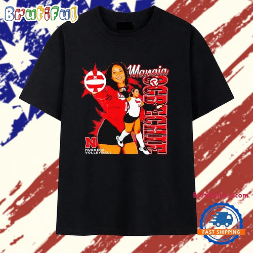 Manaia Ogbechie Nebraska Huskers Volleyball T Shirt